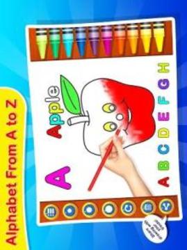 ABC Drawing Book For Kids - Coloring Game游戏截图4