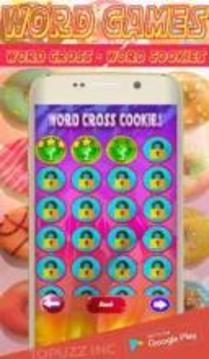 Word Cross - Cookies : Crossy Games游戲截圖5