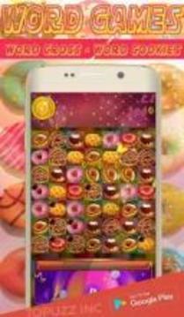 Word Cross - Cookies : Crossy Games游戲截圖3