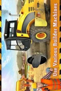 Real Road Construction Simulator - Excavator Games游戏截图5
