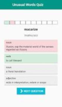 Advanced English Vocabulary Quiz游戲截圖5