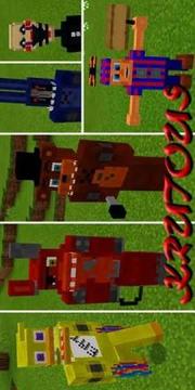 FNAF Horror Nights Mod for MCPE游戲截圖3