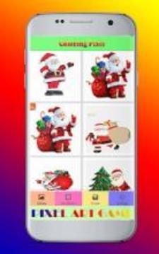 Christmas Draw Color By Number Pixel Art 2018游戲截圖2