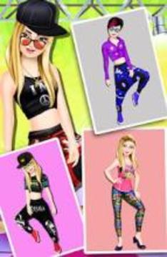 Rockstar Girl Fashion Salon游戲截圖1