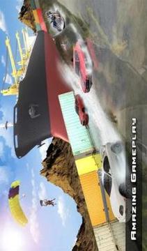 Water Surfer Car : Floating Car Driver Racing Game游戲截圖2