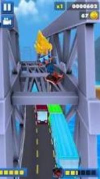 Super kid saiyan : Rush Runner游戲截圖2