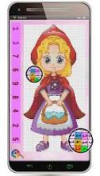 Princess Coloring - Color By number游戲截圖3