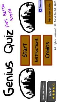 Genius Quiz Fort. Battle Royale游戲截圖2