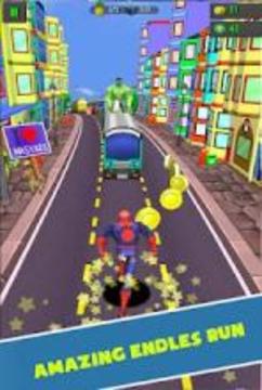 Subway Spider Super Adventure World Dash游戲截圖5
