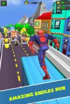Subway Spider Super Adventure World Dash游戲截圖2