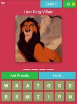 Disney and Pixar Villains Quiz游戲截圖4