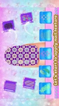 Kitty Nail Art Design & Coloring Game游戲截圖3