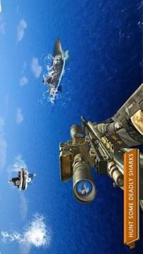 Angry Shark Attack Hunting World游戲截圖1