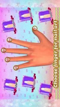 Kitty Nail Art Design & Coloring Game游戲截圖5