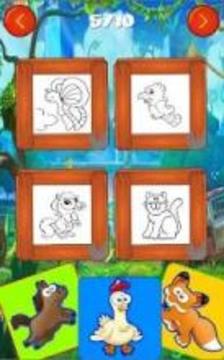 Animals Paint Book - Coloring for Kids游戲截圖3