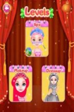 Hijab Princess SPA: Makeover And Dressup游戲截圖1