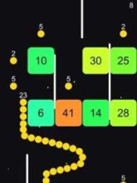 Crazy Block Wall - fun Dancing Balls Snake游戏截图4