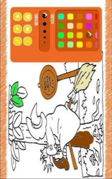 Kids Book - Coloring Witch游戲截圖1
