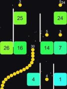 Crazy Block Wall - fun Dancing Balls Snake游戏截图5