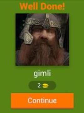 Lotr Characters Quiz游戲截圖5