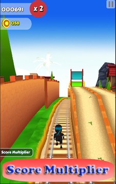 Subway Nano Ninja Surfer游戲截圖1
