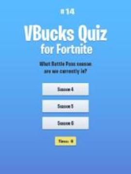VBucks Quiz for Fortnite游戲截圖1