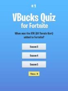 VBucks Quiz for Fortnite游戲截圖2