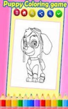 Puppy Coloring Game游戲截圖1