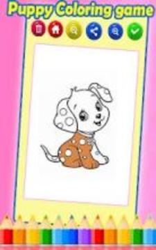 Puppy Coloring Game游戲截圖2