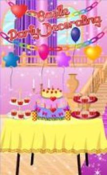 Girls Fashion Games - Castle Party Decorating游戲截圖2