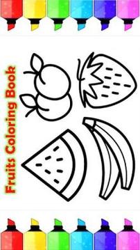 Fruit Coloring Book For kids游戲截圖2