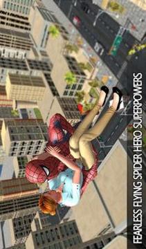Flying Rope Master Superhero Rescue Mission游戲截圖1
