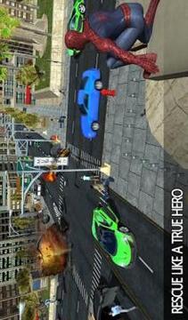 Flying Rope Master Superhero Rescue Mission游戲截圖2