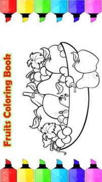 Fruit Coloring Book For kids游戲截圖3