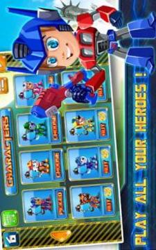 Jetpack PAW Transform Robot游戲截圖2