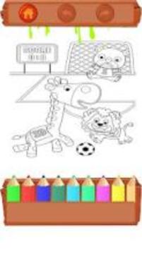Soccer Paint Book游戲截圖1