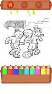 Soccer Paint Book游戲截圖2