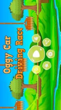 Super Oggy Car Drivinge Race游戲截圖5