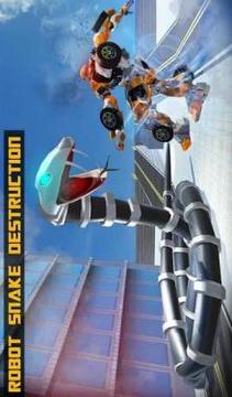 Robot Snake Anaconda City Robot Wars Transform游戲截圖2