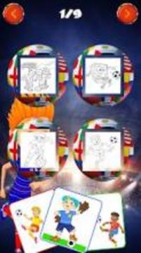 Soccer Paint Book游戲截圖3