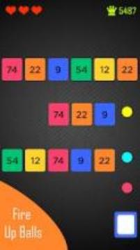 Bricks Block Fire : Color Block Ball游戲截圖3