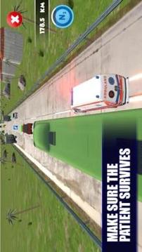 Ambulance Traffic Rescue 3D游戲截圖3