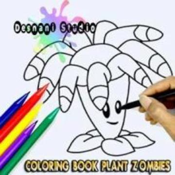Coloring Book Plants Zombies游戏截图2