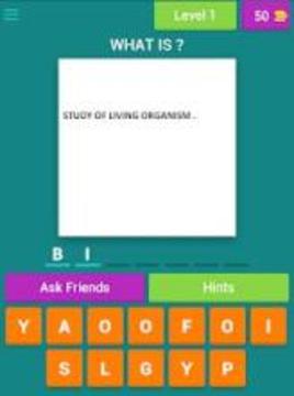 BIOLOGY FLASH CARD游戲截圖5