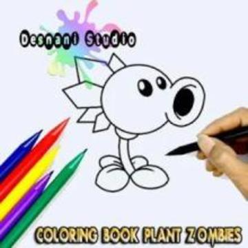 Coloring Book Plants Zombies游戏截图3