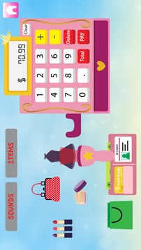 Princess Cash Register Free游戲截圖2