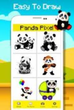 Panda Coloring By Number - Pixel Art游戲截圖3