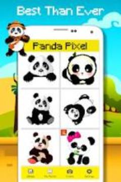 Panda Coloring By Number - Pixel Art游戲截圖5