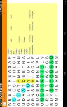 Word search with hidden quote游戲截圖2