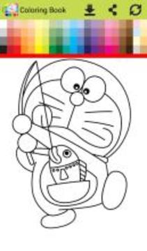 Coloring Game for dorae游戲截圖4